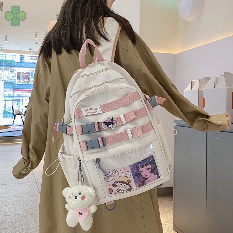 Ba Lô Đi Học Phong Cách Hàn Quốc Mới 2022 Cho Nữ Sinh Trung Học