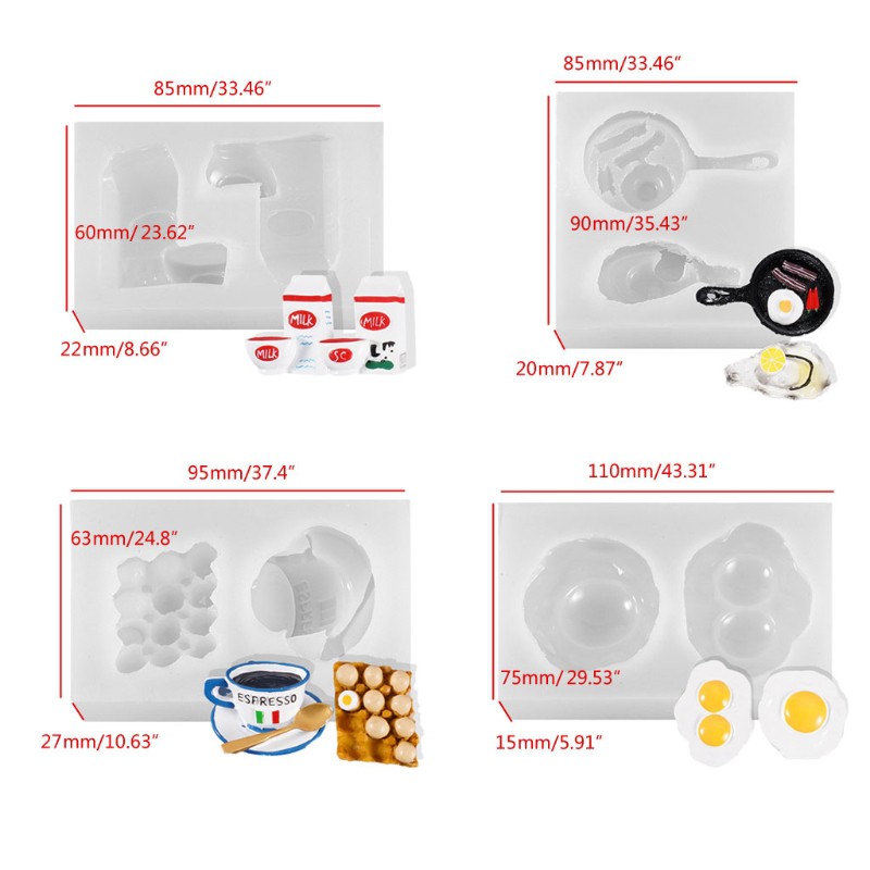 Khuôn Silicon Làm Bánh Đa Năng Tiện Dụng Kèm Phụ Kiện