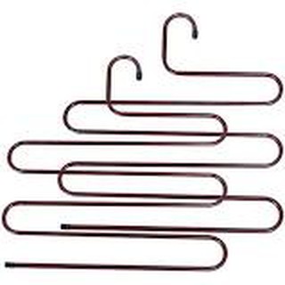 👍[SẴN KHO] Móc quần 5 tầng thông minh/Móc treo quần áo 5 tầng sắt chịu lực