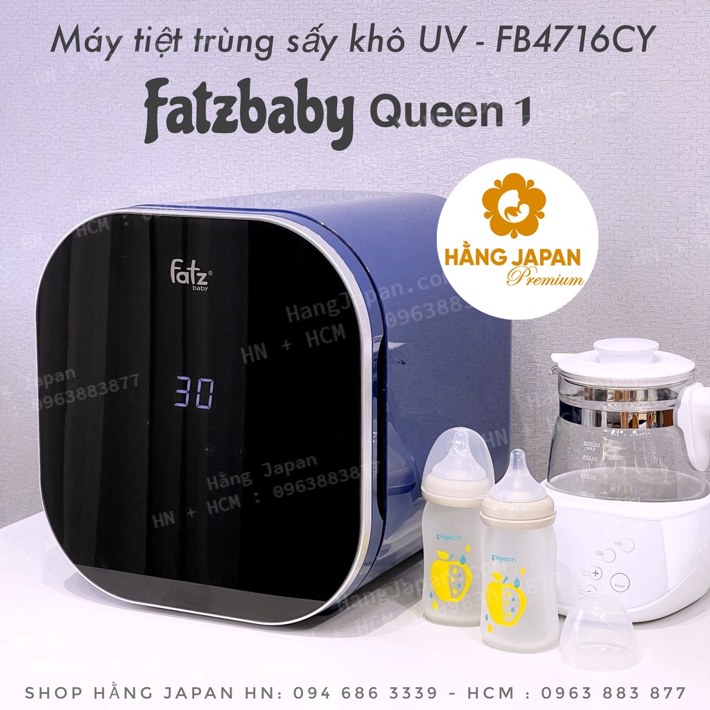 Máy tiệt trùng sấy khô bằng tia UV Fatz Baby Queen 1 FB4716CY - Diệt khuẩn tối ưu, bảo hành chính hãng 1 năm