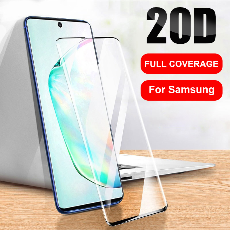 Kính Cường Lực Full Màn Cho Samsung Galaxy Note 8 9 Lite 10 Plus 20 Ultra S8 S9 S10 S20 S21