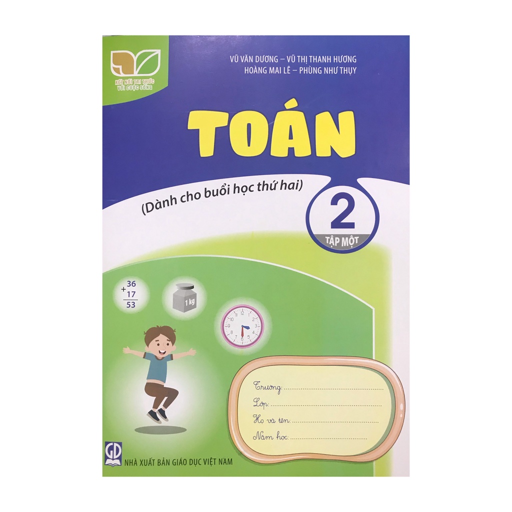 Sách Toán lớp 2 tập 1 dành cho buổi học thứ hai