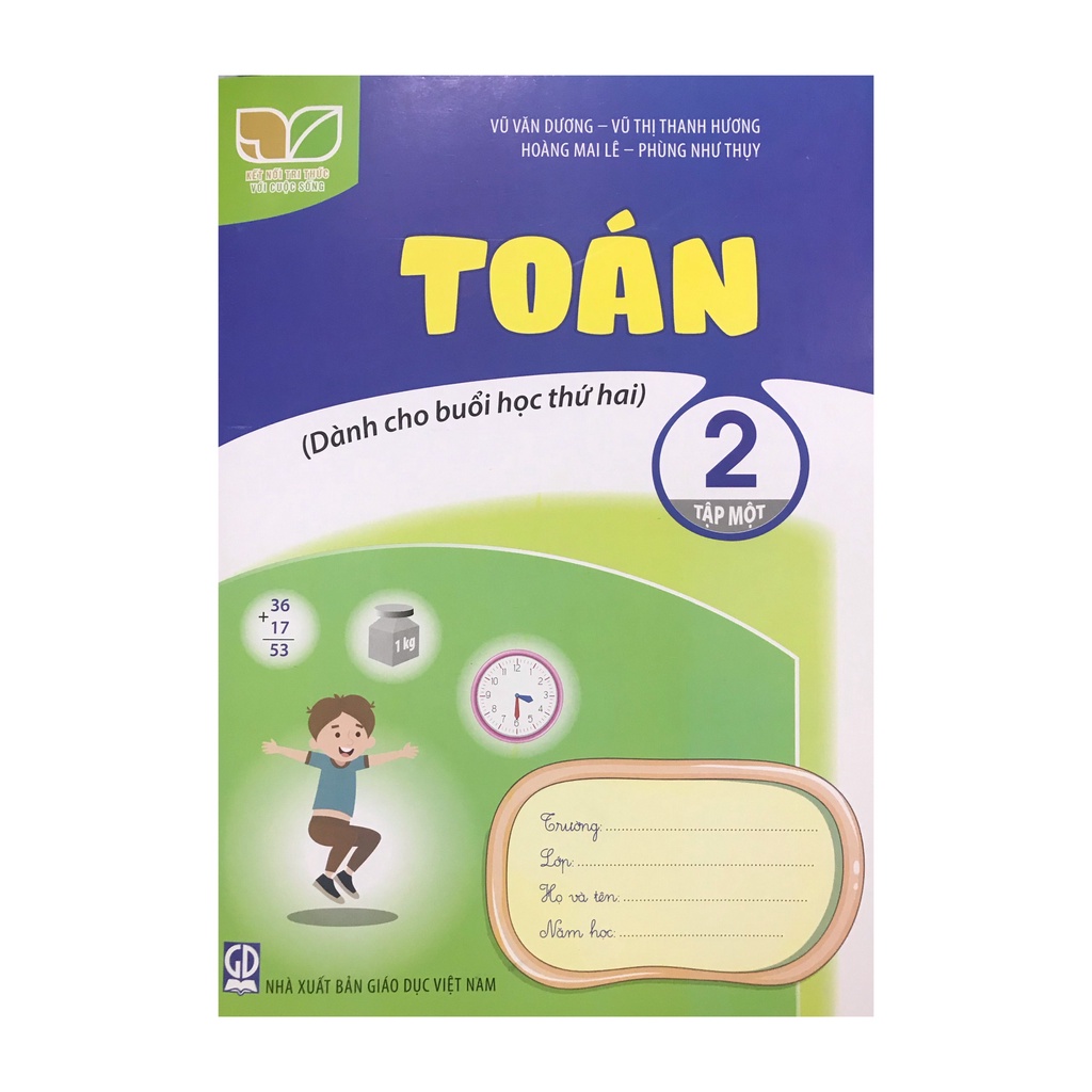 Sách Toán lớp 2 tập 1 dành cho buổi học thứ hai ( Kết nối tri thức )