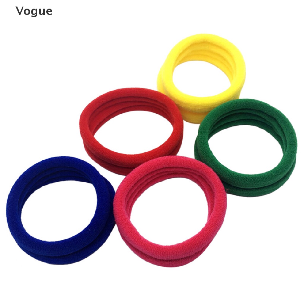 Set 10 dây buộc tóc co giãn thời trang xinh xắn cho nữ