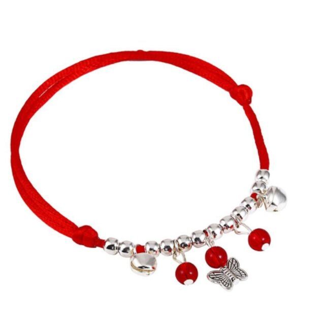 Vòng may mắn phối hạt đỏ