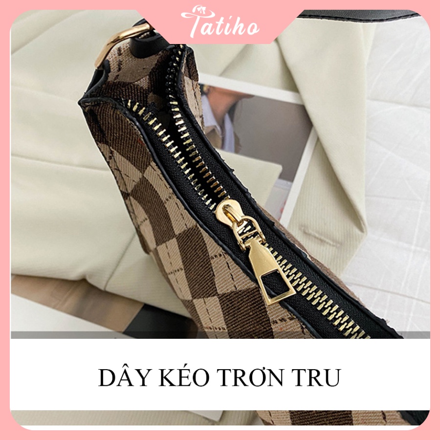 [HÀNG XỊN, GIÁ TỐT] Túi Đeo Vai ( Túi Kẹp Nách) Họa Tiết Hình Thoi thời trang Cao Cấp HotTrend - Tatiho - Mã TUI52