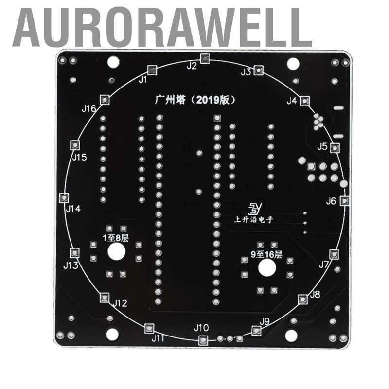 Bộ Lắp Ráp Mô Hình Tòa Tháp Có Đèn Led Nhiều Màu