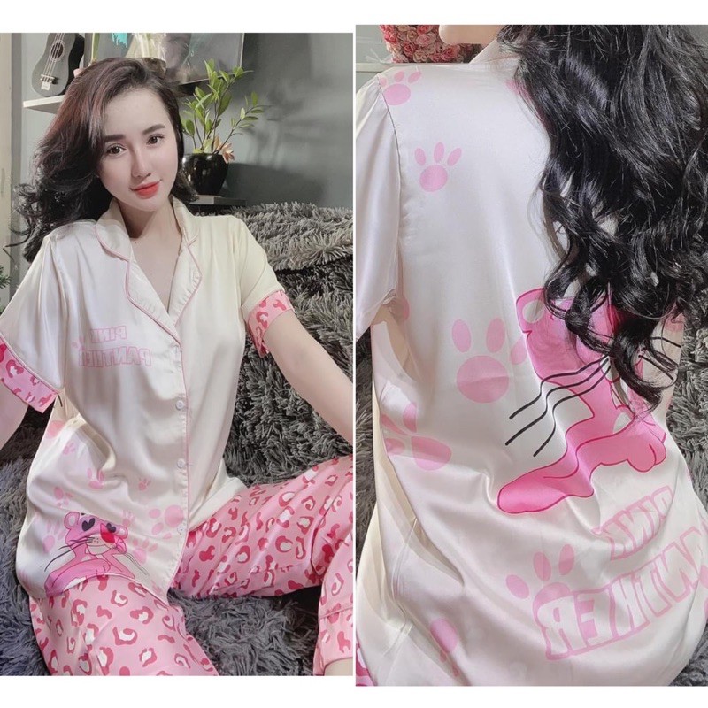 bộ pizama Latin cao cấp bo- Lụa tơ