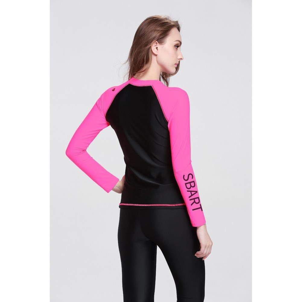 Lẻ áo bơi nữ dài tay kéo khóa thun lạnh SBART siêu đẹp - ảnh thật  ཾ ་ | BigBuy360 - bigbuy360.vn