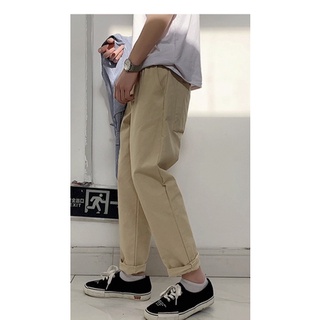 Quần ống rộng dáng suông nam nữ , Quần baggy kaki ống rộng unisex