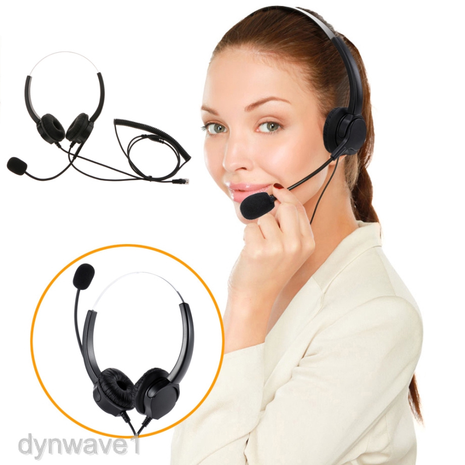 Tai nghe RJ9 kèm micro chống ồn dùng cho cuộc gọi chăm sóc khách hàng | BigBuy360 - bigbuy360.vn