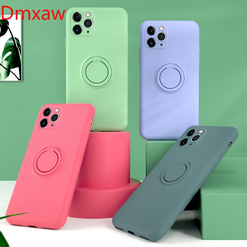 Ốp điện thoại có vòng giá đỡ và dây đeo tiện lợi cho Samsung Galaxy S9 Plus S8 Plus