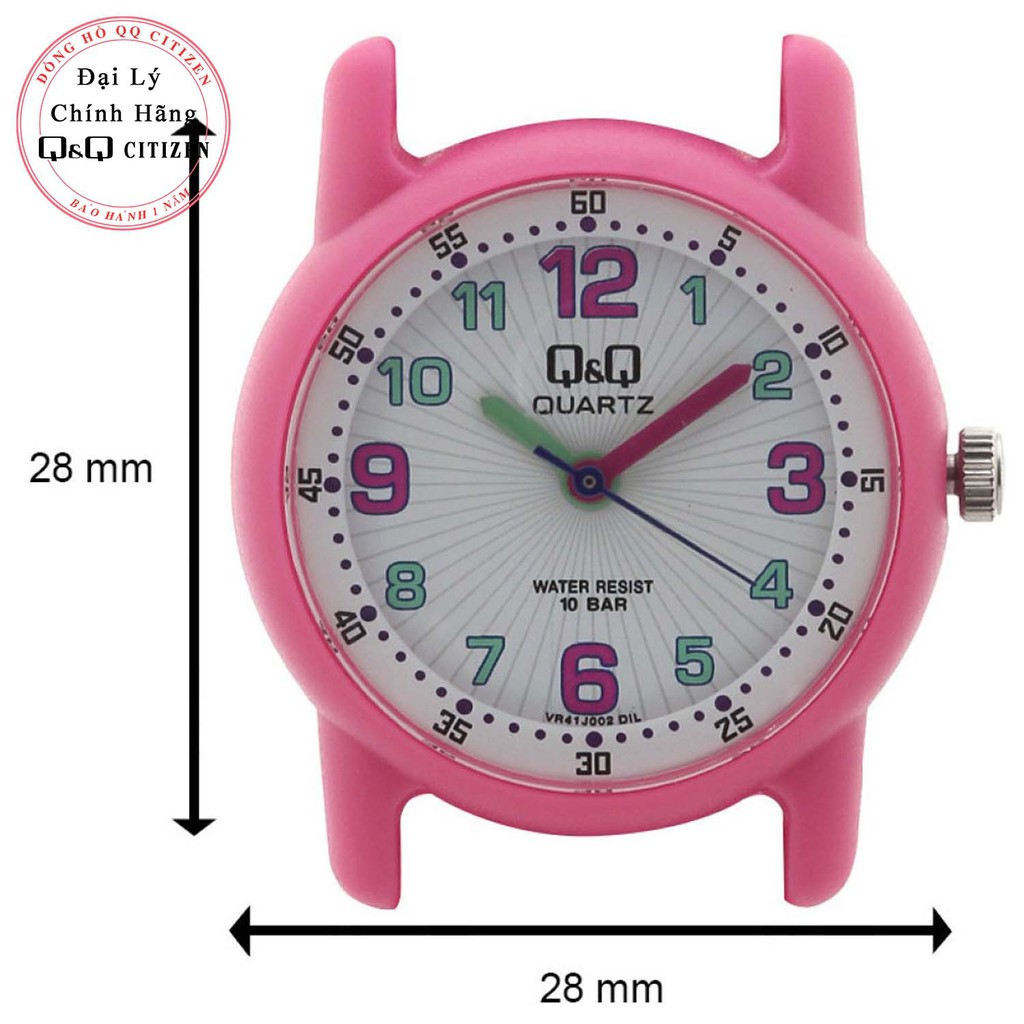 Đồng hồ trẻ em Q&Q Citizen VR41J002Y dây nhựa thương hiệu Nhật Bản | BigBuy360 - bigbuy360.vn