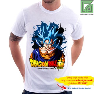 Áo Thun In Hình Dragon Ball  VEGITO (Có Size Trẻ Em ) Vải Thái S261