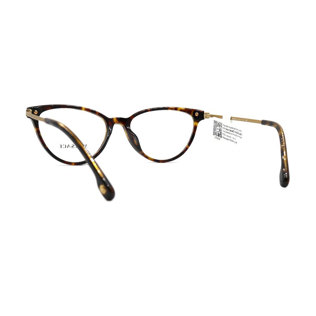 Gọng kính nam nữ Versace VE3261A 108 màu sắc thời trang chính hãng, thiết kế dễ đeo bảo vệ mắt