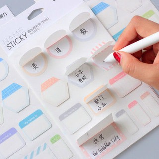 Kho Bán Chạy♟ஐ✔Nhãn Dán Ghi Tên Chống Thấm Nước Tự Dính Họa Tiết Hoạt Hình Cho Học Sinh