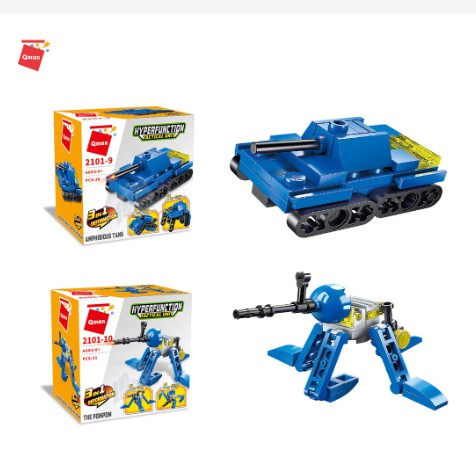 QMAN2101 - 10IN1  BỘ LẮP RÁP LEGO QUÂN ĐOÀN VIỄN CHINH 1