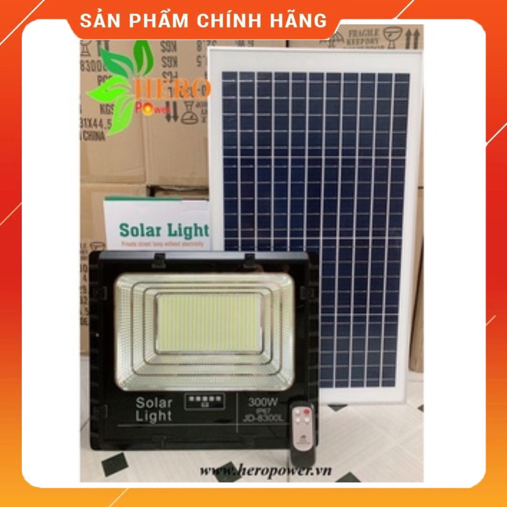 Đèn Pha năng Lượng Mặt Trời Solar light JINDIAN 8300L 300W- GIÁ TẠI XƯỞNG