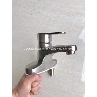 Vòi Chậu Nhà Tắm Inox Sus 304 đúc nguyên khối cao cấp