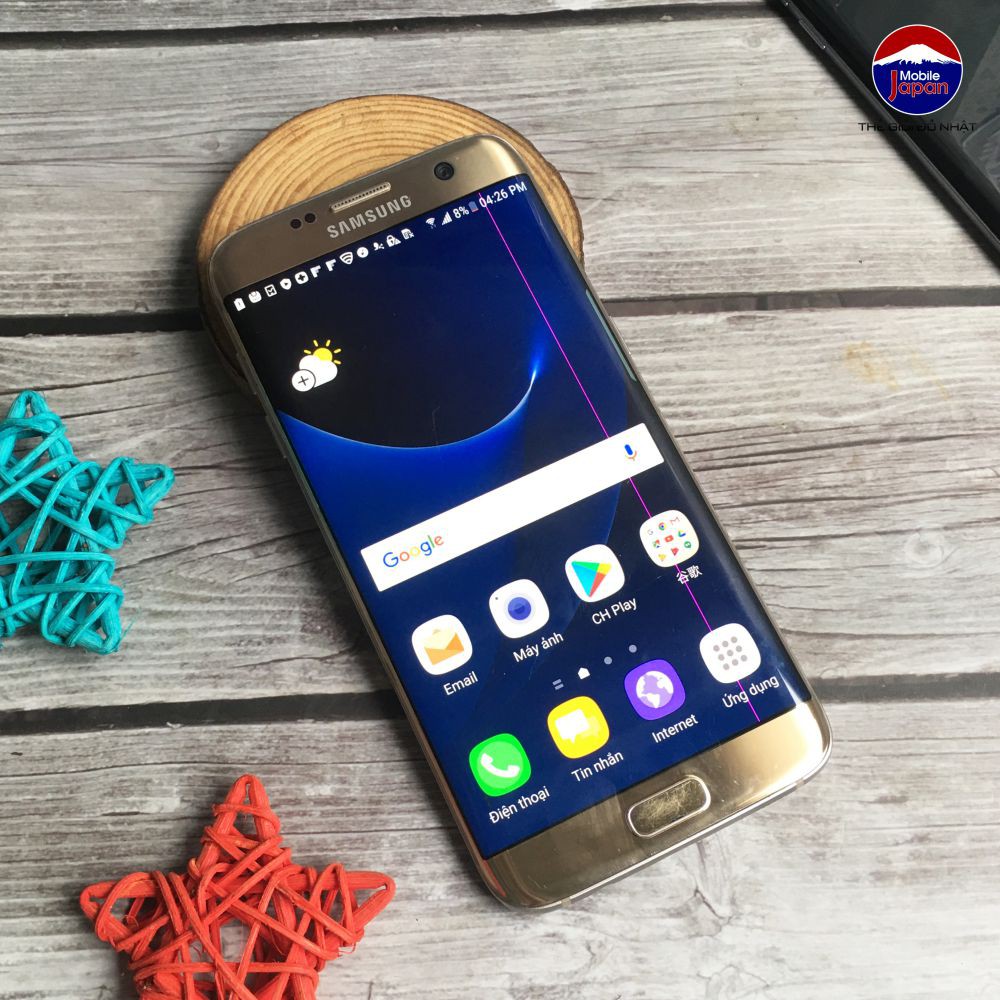 Điện  Thoại Samsung Galaxy S7 Edge Chính Hãng- Máy Sọc Màn, Bảo Hành 3 Tháng