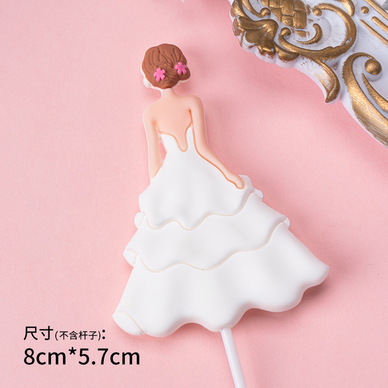 Lưng Bộ Keo Dán Trang Trí Bánh Kem Sinh Nhật Mềm Mại