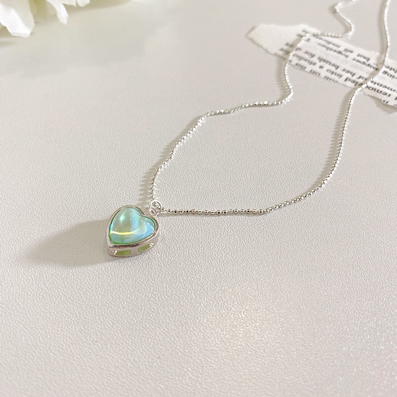 Vòng cổ Hình Trái Tim Phong Cách Hàn Quốc Sang Trọng Thời Trang Cho Nữ