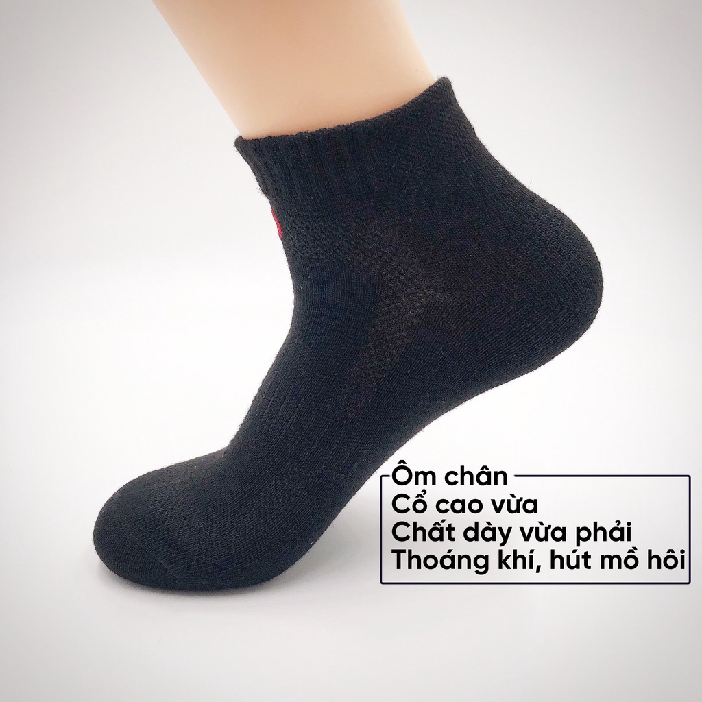 Tất vớ nam công sở, tất cổ ngắn nam chất vải dày co giãn bốn chiều - Sope Shop