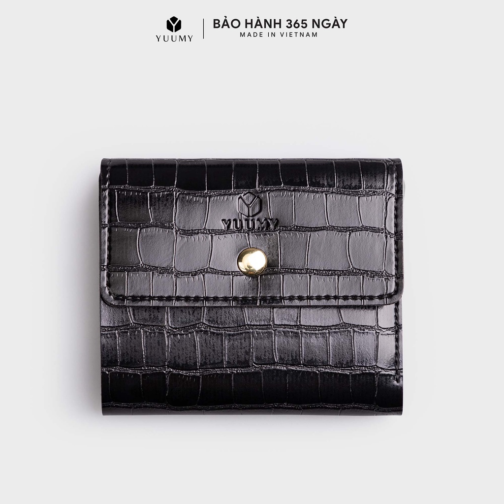 Ví mini nữ dập vân da cá sấu Yuumy YV77
