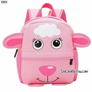 Balo hình thú cho bé màu hồng