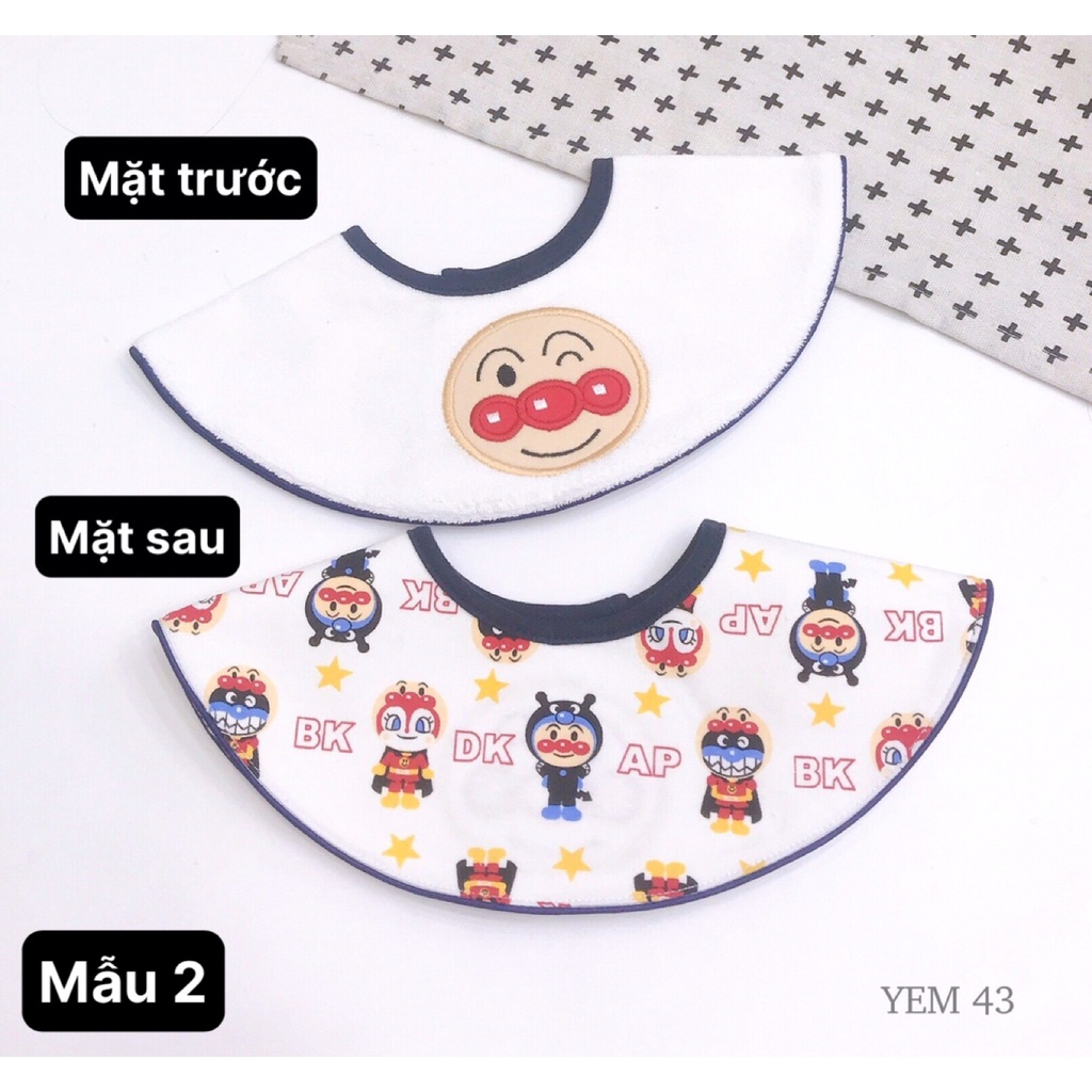 YEM 43 : Yếm tròn 2 mặt cho bé