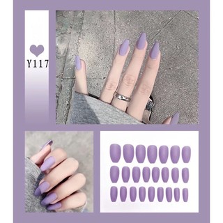 [KÈM KEO+DŨA MÓNG]SET BỘ 24 MÓNG TAY GIẢ Y117
