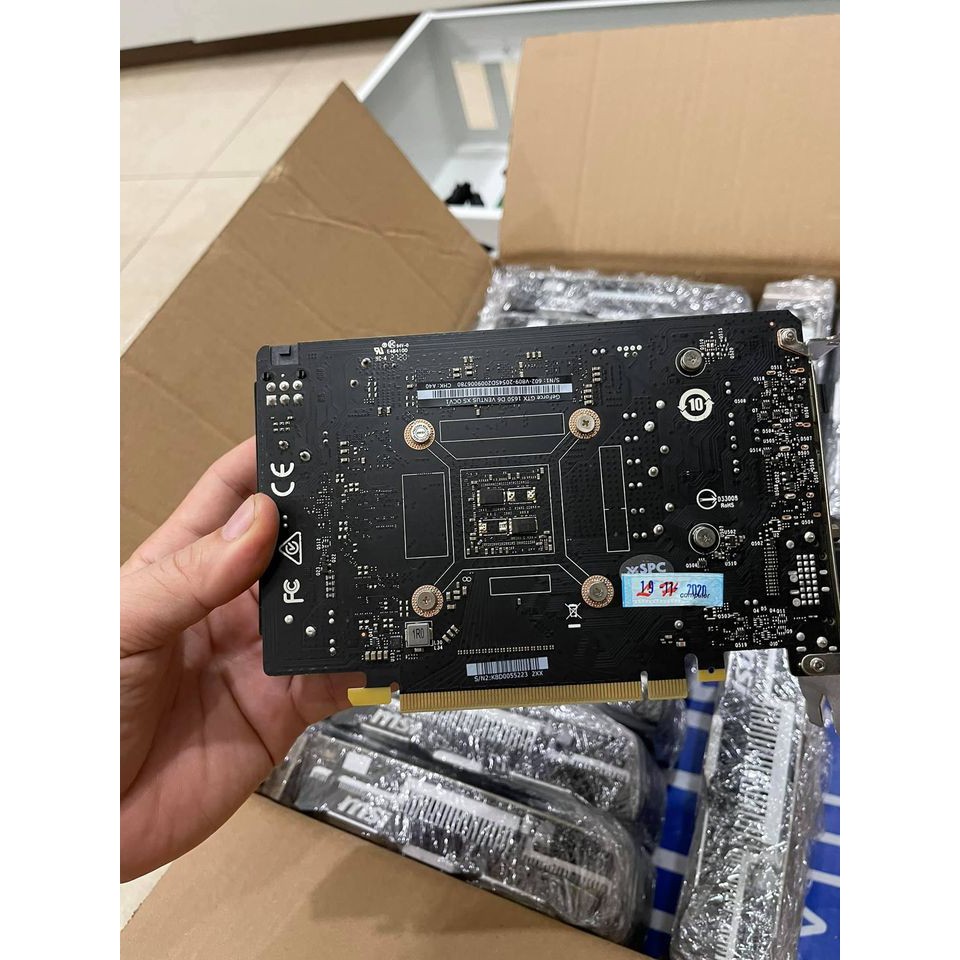 Vga màn hình MSI Ventus 1650/4g/Dr6 hàng đẹp như mới, bảo hành cuối năm 12/ 2023 | BigBuy360 - bigbuy360.vn