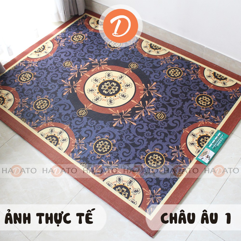 Thảm trải sàn Thảm trang trí họa tiết CHÂU ÂU carmi xuất hàn - TPK 8