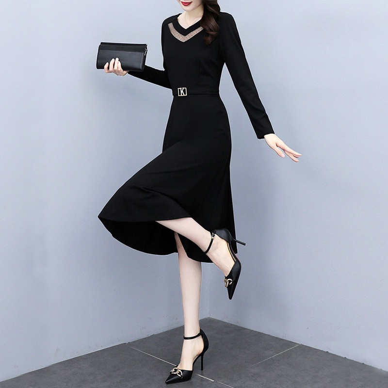 Đầm trung niên sang trong dự tiệc cho mẹ bigsize phong cách Hàn Quốc dáng suông cao cấp đẹp MD03 - WB WOMAN & BEAUTY