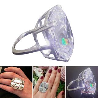 Nhẫn Đính Đá Topaz Nhân Tạo Thời Trang Cho Nữ