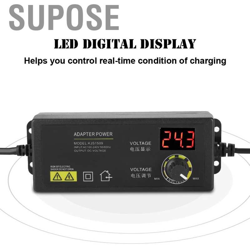 Thiết bị điều chỉnh nguồn có đèn led  Ac / Dc 3-36v 60w tiện dụng | BigBuy360 - bigbuy360.vn