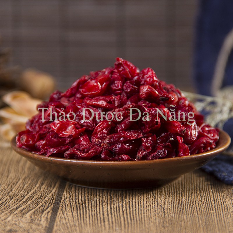 Sơn Thù  đỏ đẹp đã tách bỏ hạt 100 gram.