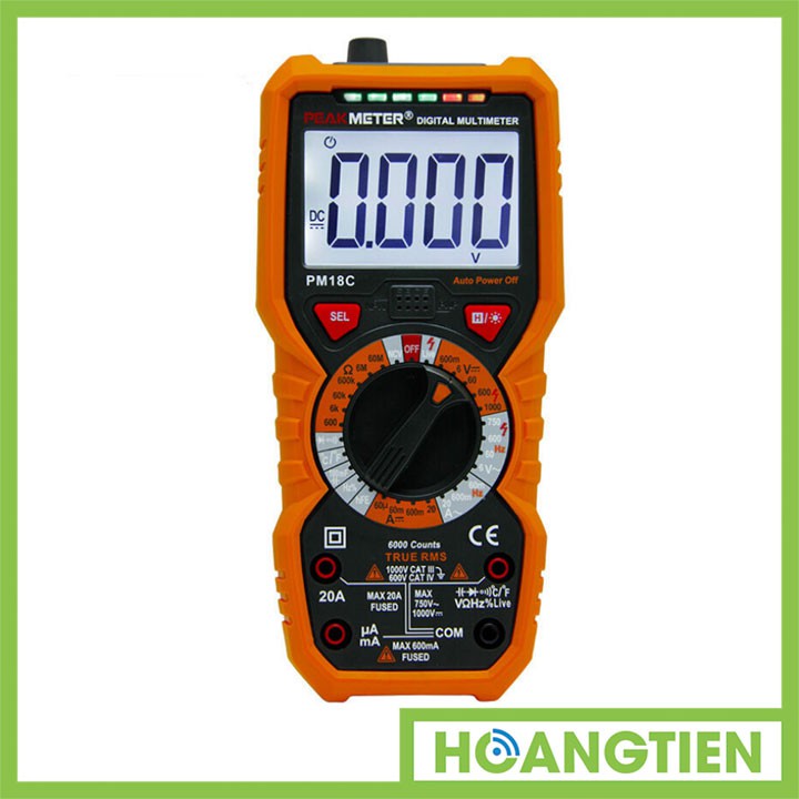 Đồng hồ đo điện đa năng PeakMeter PM18C thumbnail