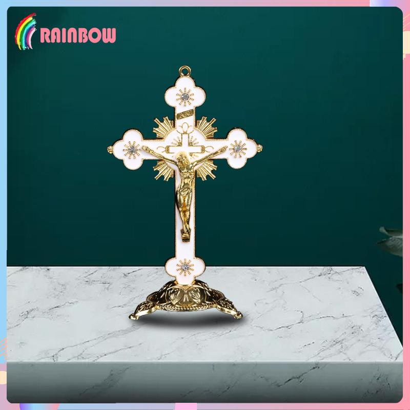 Tượng Đứng Crucifix Christ Cross Để Kệ