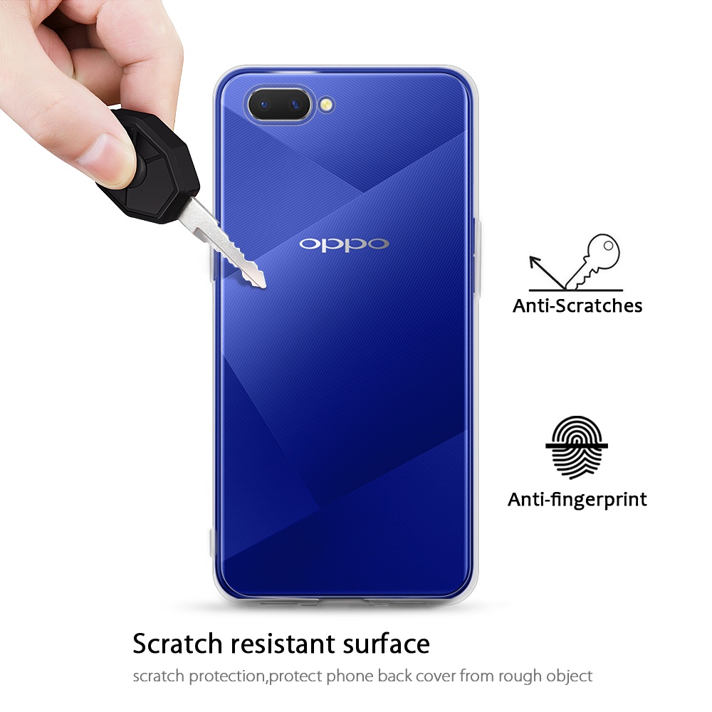 Ultra Ốp Điện Thoại Silicon TPU Mềm Trong Suốt Cho OPPO A1 Pro A3 A3s A5s A5 A9 A7 A8 A11 A11x A12 A12e A15 A15s A16 A16e 16K A16s