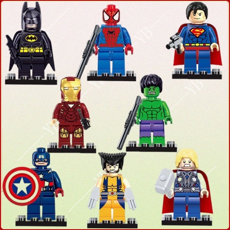 Bộ Lắp Ghép Mô Hình Nhân Vật Captain America