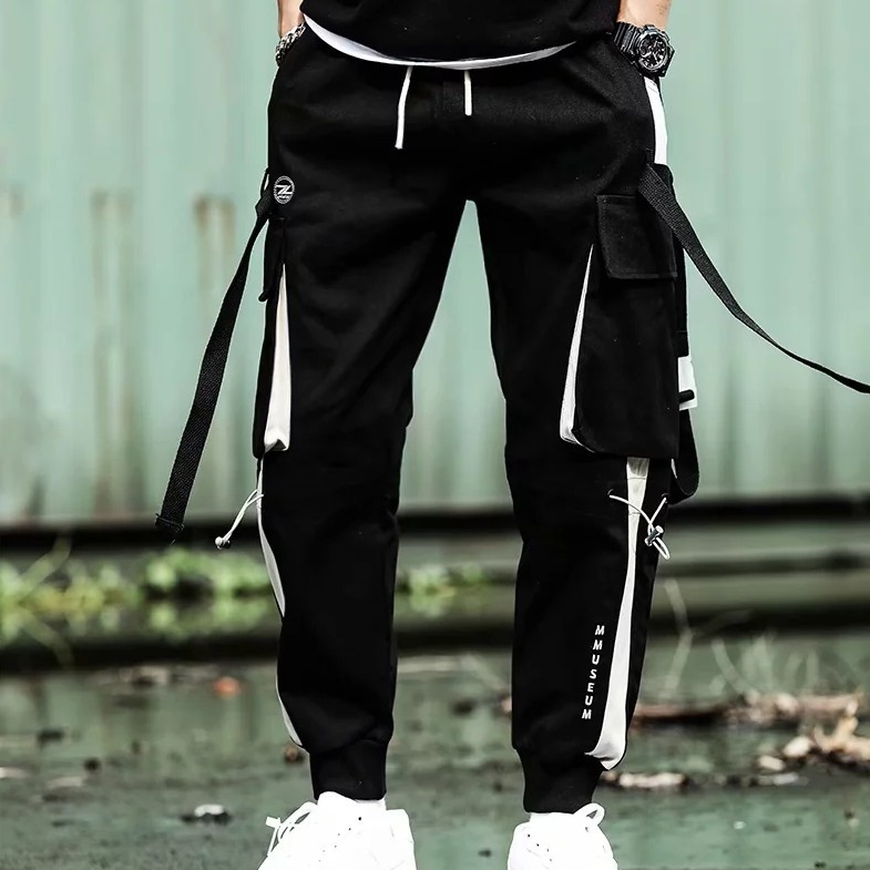 Quần jogger nam chất cotton phong cách Hàn Quốc năng động size M-3XL