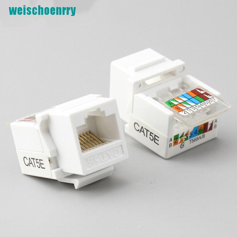 Bộ 10 đầu nối cho dây cáp mạng RJ45 CAT5e