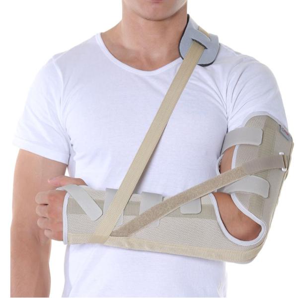 Nẹp cánh tay H3 ORBE – Giúp cố định gãy xương, bong gân dưới xương cẳng tay và khớp khuỷu tay – Chất liệu vải thoáng khí