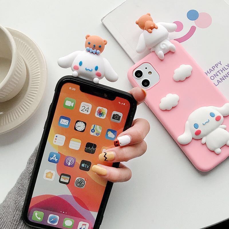 Vivo Y11 Y17 Y15 2020 Y12 V9 V11i V11 V15 Pro Y91 Y81 i Y91C Y19 Y50 Y30 U10 Case Soft Cinnamoroll Papa Cute