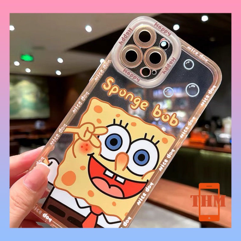 Ốp Điện Thoại Hình Spongebob Cho iPhone 6/6plus/6s/6splus/7/7plus/8/8plus/x/xr/xs/11/12/13/pro/max/plus/promax/-242