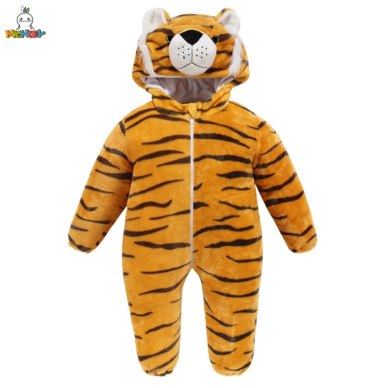 Đồ ngủ pijama Kigurumi hóa trang chú hổ dịp cho bé