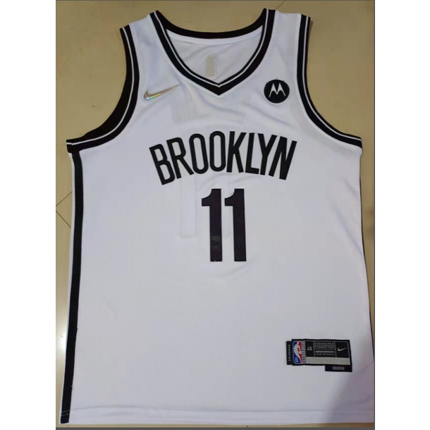 NBA 2022 NBA 11 Áo Sơ Mi # Áo Bóng Rổ Màu Trắng In logo Irving Số 75th Phong Cách Mới