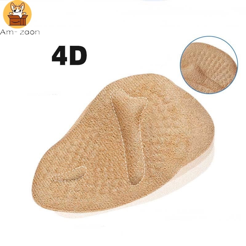 1 Cặp Đế Lót Giày Cao Gót 4D Chống Trượt Có Thể Điều Chỉnh Giảm Đau Tiện Lợi