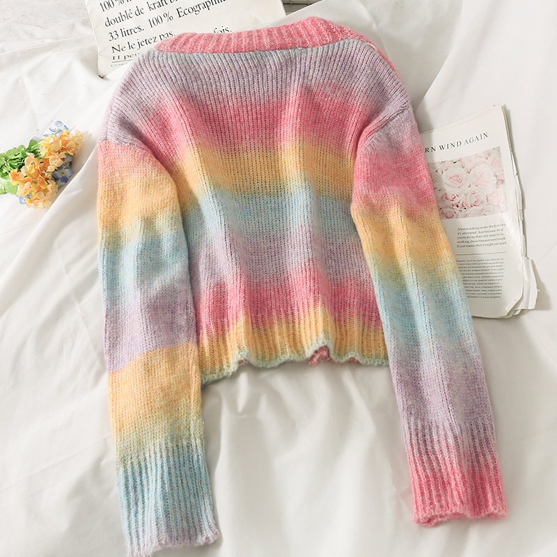 Áo khoác cardigan tay dài cổ thấp họa tiết hoa ba chiều phối hàng nút thời trang mới cho nữ | BigBuy360 - bigbuy360.vn